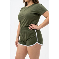 Шорты жіночі 1614 khaki (S-XL)