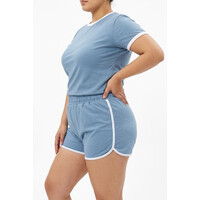 Шорты жіночі 1614 l.blue (S-XL)