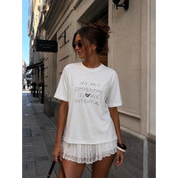 Футболка жіноча F054 white (S-L)