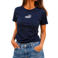 Футболка женская 283 синій (в пачке 5 шт. р.M-3XL)