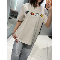 Футболка жіноча 873 beige (one size)