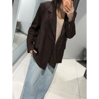 Піджак жіночий 391 chocolate (M-L)