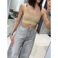 Топ жіночий 928 beige (one size)