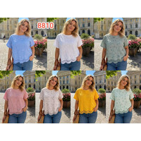 Футболка жіноча 8810 olive (2XL-5XL)
