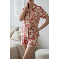 Піжама жіноча 998 red (M-2XL)