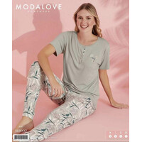 Піжама жіноча 110002 l.grey (M-2XL)
