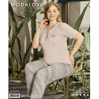 Піжама жіноча 300006 beige (3XL-6XL)