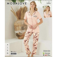 Піжама жіноча 4504 peach (M-2XL)