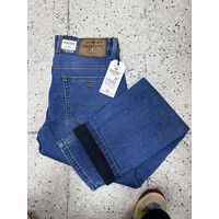 Джинси чоловічі (зима) 2312 blue (30-38) флис