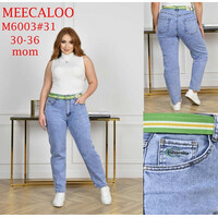 Джинси жіночі M6003 l.blue (30-36)