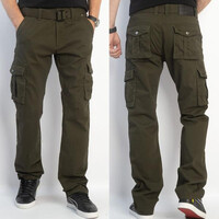 Чоловічі брюки 8813-4 khaki (30-38)