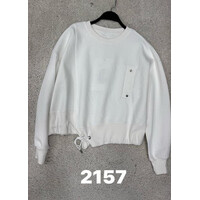 Светр жіночий 2157 white (one size)