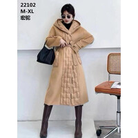 Пальто жіноче 22102 d.beige (M-L)