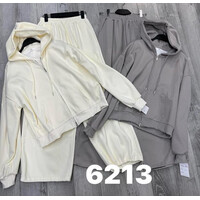Спортивний костюм жіночий 6213 l.beige (one size)