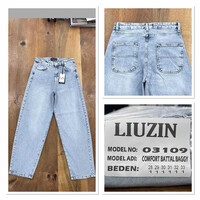 Джинси жіночі 03109 l.blue (28-33)
