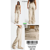 Джинси жіночі 2477-172 beige (32-36)