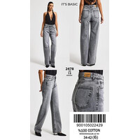 Джинси жіночі 2478 grey (34-42)