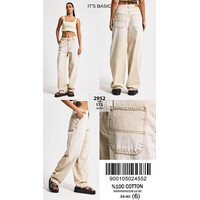 Джинси жіночі 2952-172 beige (34-40)