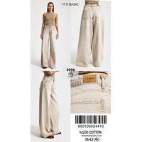 Джинси жіночі 3096-159 beige (34-42)
