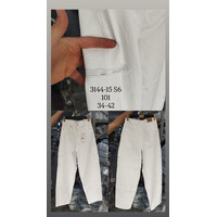 Джинси жіночі 3144 white (34-42)