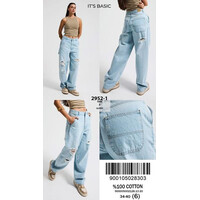 Джинси жіночі 2952-3 l.blue (34-40)