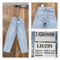 Джинси жіночі 3115 l.blue (25-30)