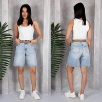 Шорты жіночі 3349 l.blue (25-30)