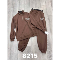 Спортивний костюм жіночий 8215 brown (one size)