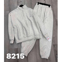Спортивний костюм жіночий 8215 l.grey (one size)