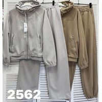 Спортивний костюм жіночий 2562 grey (2XL-3XL)