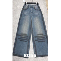 Джинси жіночі 8055 l.blue (S-XL)