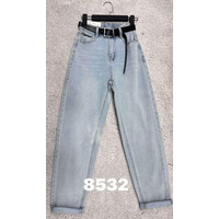 Джинси жіночі 8532 l.blue (32-34)