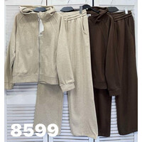 Спортивний костюм жіночий 8599 beige (L-XL)