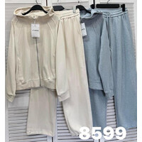 Спортивний костюм жіночий 8599 l.beige (L-XL)