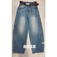 Джинси жіночі 8688 l.blue (26-28)