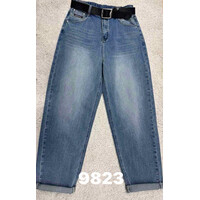 Джинси жіночі 9823 l.blue (32-34)