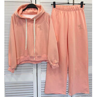 Спортивний костюм жіночий DV319 peach (S-L)