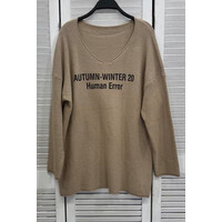 Светр жіночий DV333 beige (one size)