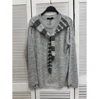 Светр жіночий (зима) DV365 grey (one size)