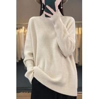 Светр жіночий (зима) DV396 beige (one size)