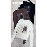 Светр жіночий 25158 brown (one size)