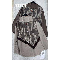 Сорочка жіноча 7071 brown (one size)