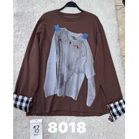 Светр жіночий 8018 brown (one size)