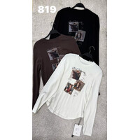 Светр жіночий 819 brown (one size)