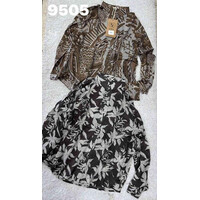 Сорочка жіноча 9505 brown (one size)