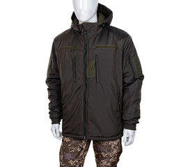 Куртка чоловіча (зима) MX74 хакі (M-2XL) синтепон
