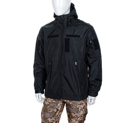 Куртка чоловіча (зима) MX75 чорний (M-2XL) флис