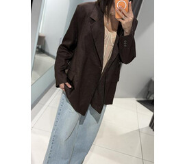 Піджак жіночий 391 chocolate (M-L)