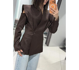 Піджак жіночий 782 chocolate (M-L)