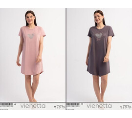 Ночнушка женская TR16 grey (M-2XL)